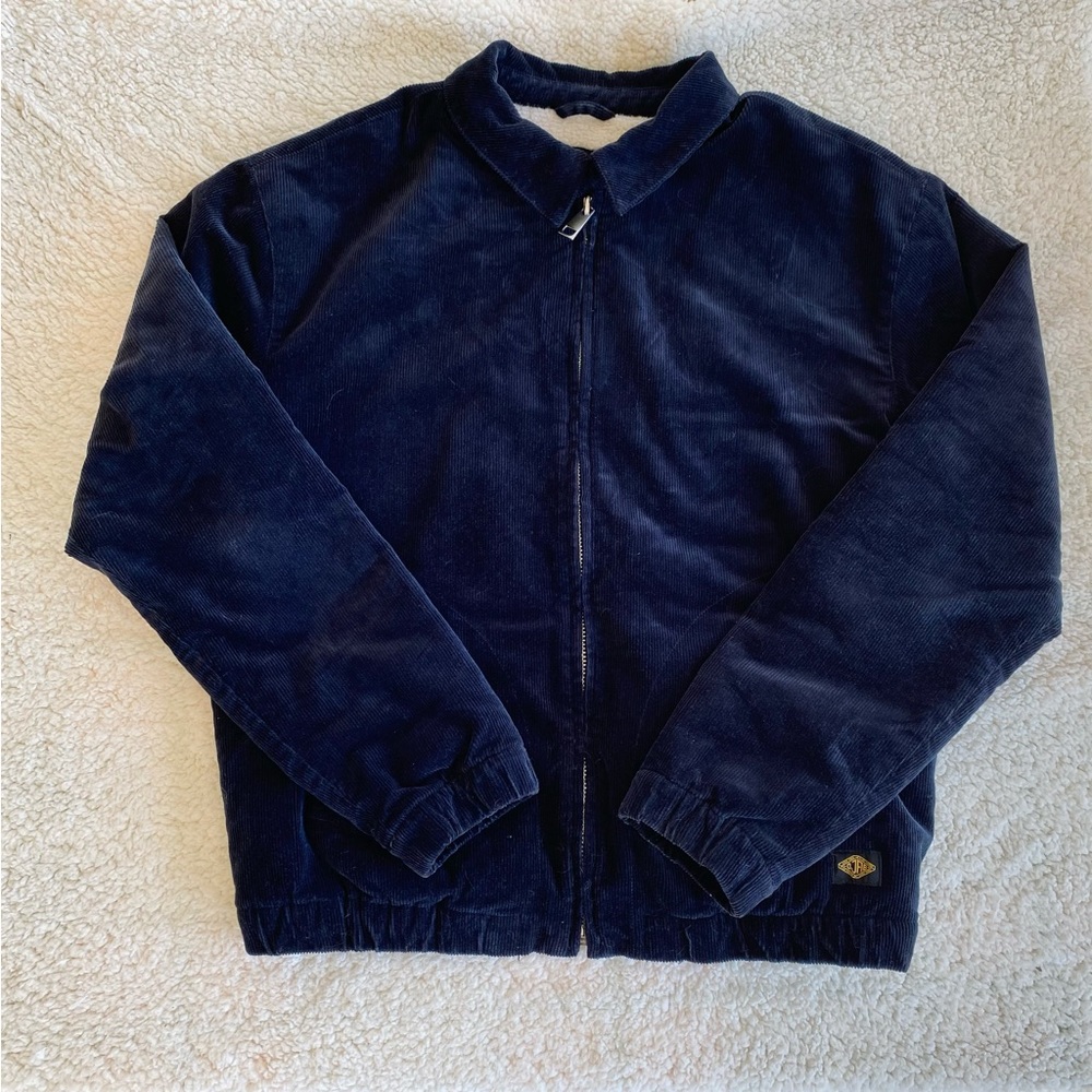 Blue corduroy coat